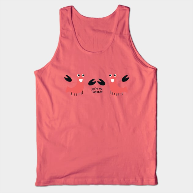 Love and romance: You're my lobster Tank Top by Ofeefee
